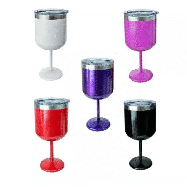 Taça Térmica 510 ml em Aço Inox Lisa Sem Logo com Tampa Taça-510