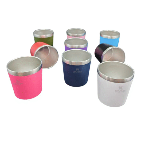 Mini Copo Térmico em Aço Inox 260 ml Sem Tampa Logo Stan. Copo-260
