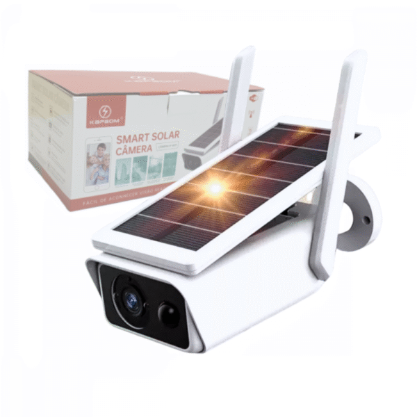 Câmera De Segurança Wifi Energia Solar Ou Bateria Kapbom KA-S710