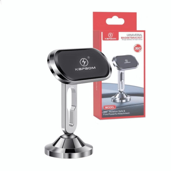 Suporte Veicular Universal de Celular Magnético Ima Regulagem 360° Kapbom KA-C305