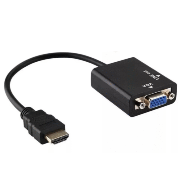 Conversor Adaptador De Vídeo Hdmi Macho Para Vga Femea Kapbom KAP-V079 (***DISPONÍVEL SOMENTE 16 UNIDADES)