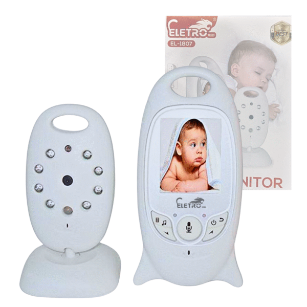Babá Eletrônica Câmera Portátil Com Monitor Vídeo Colorido Baby Eletromex EL-1807